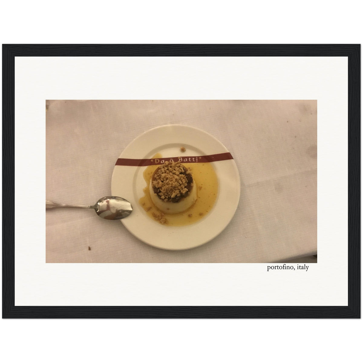 Italian Dessert Framed Print