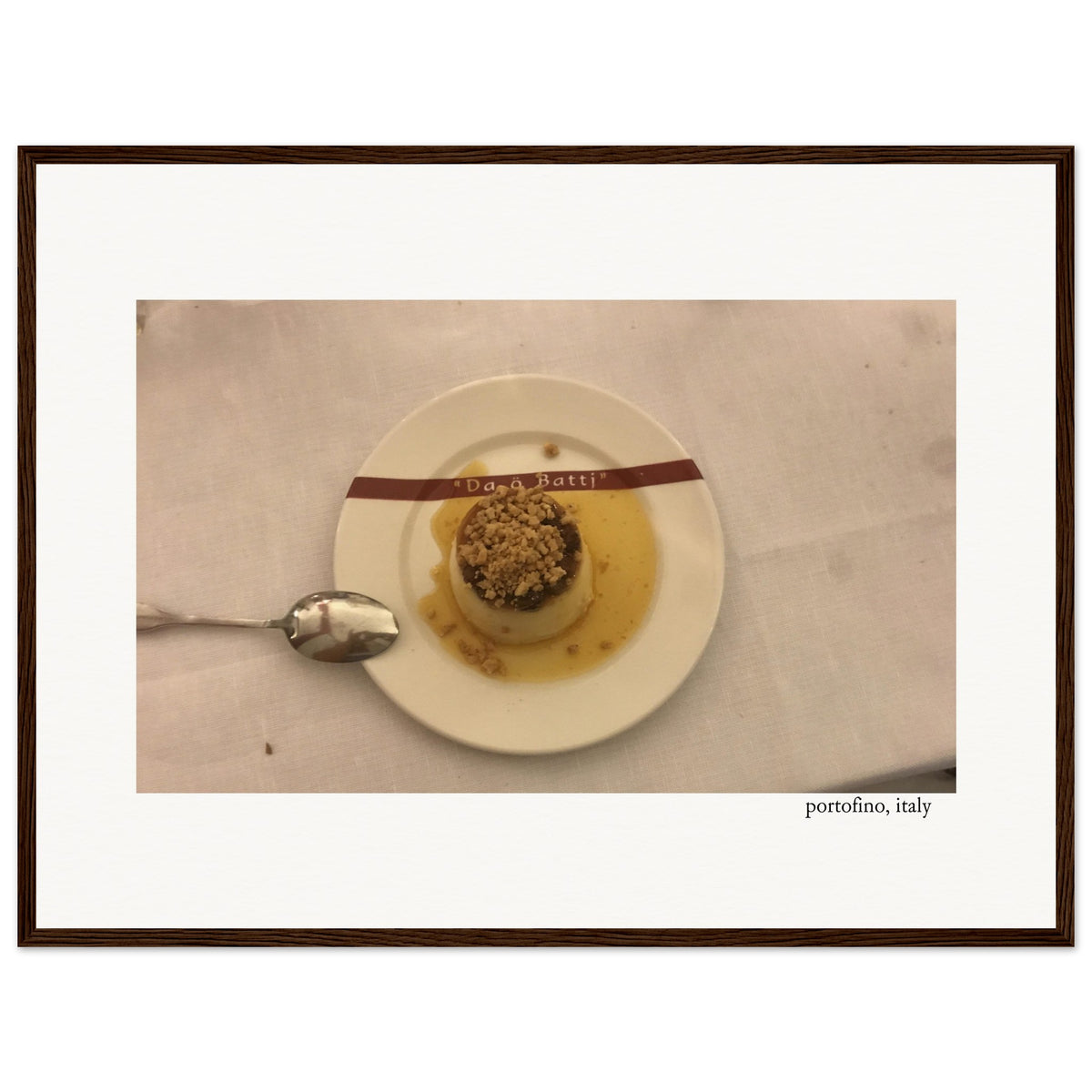 Italian Dessert Framed Print