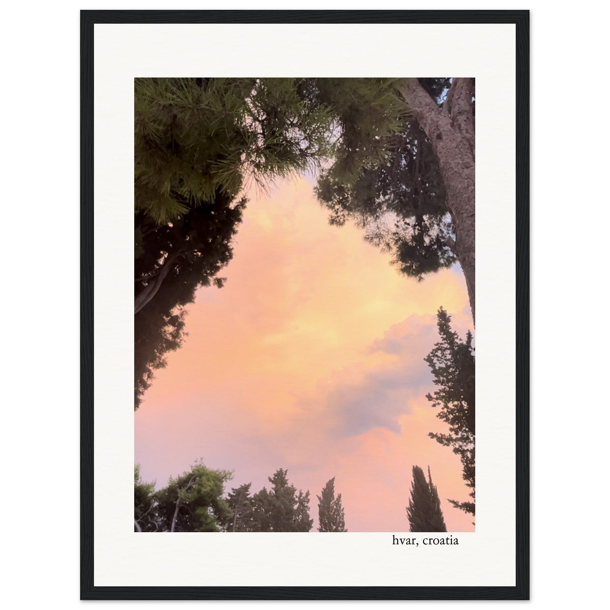 Pink Sunset Framed Print