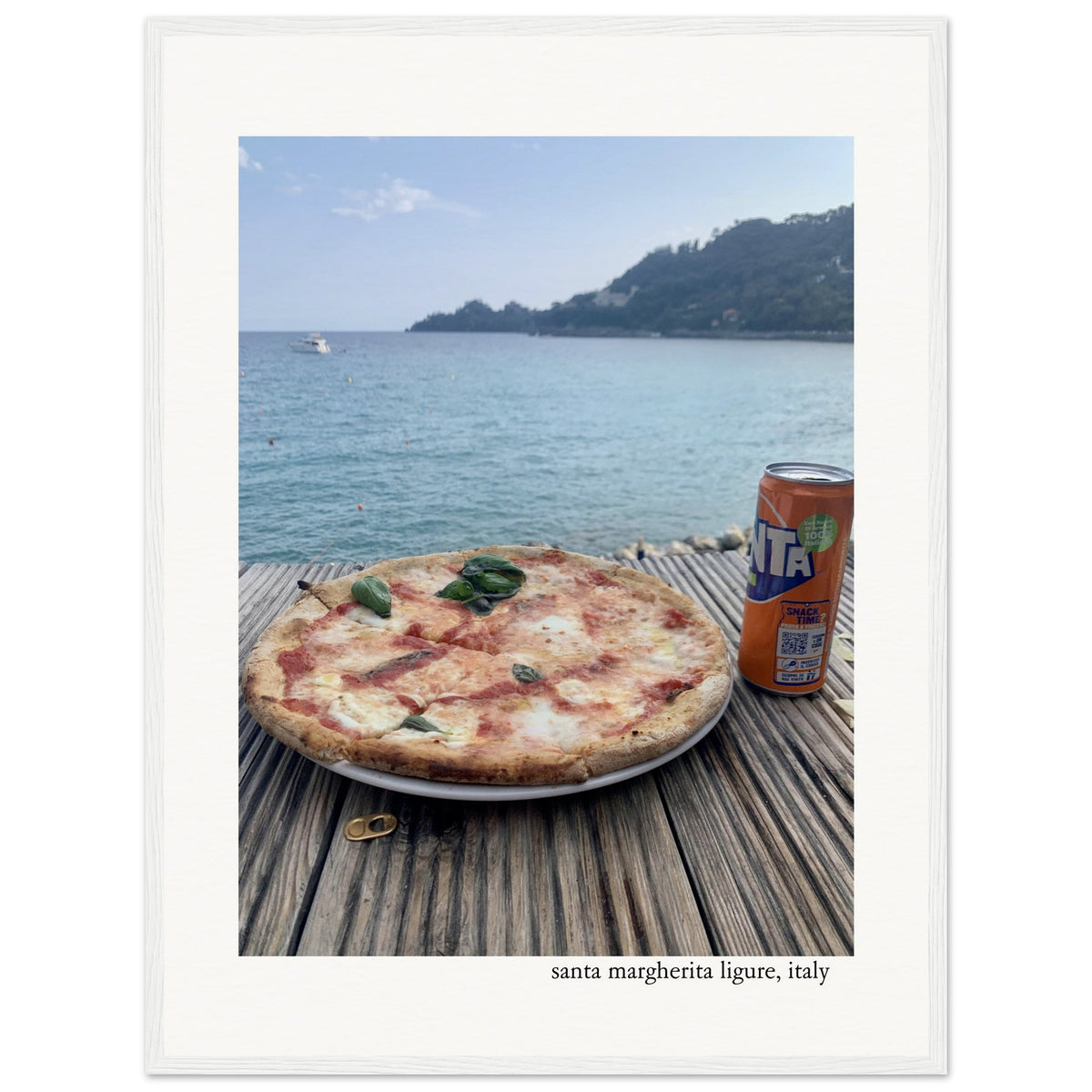 Lunch on the Italian Riviera Framed Print