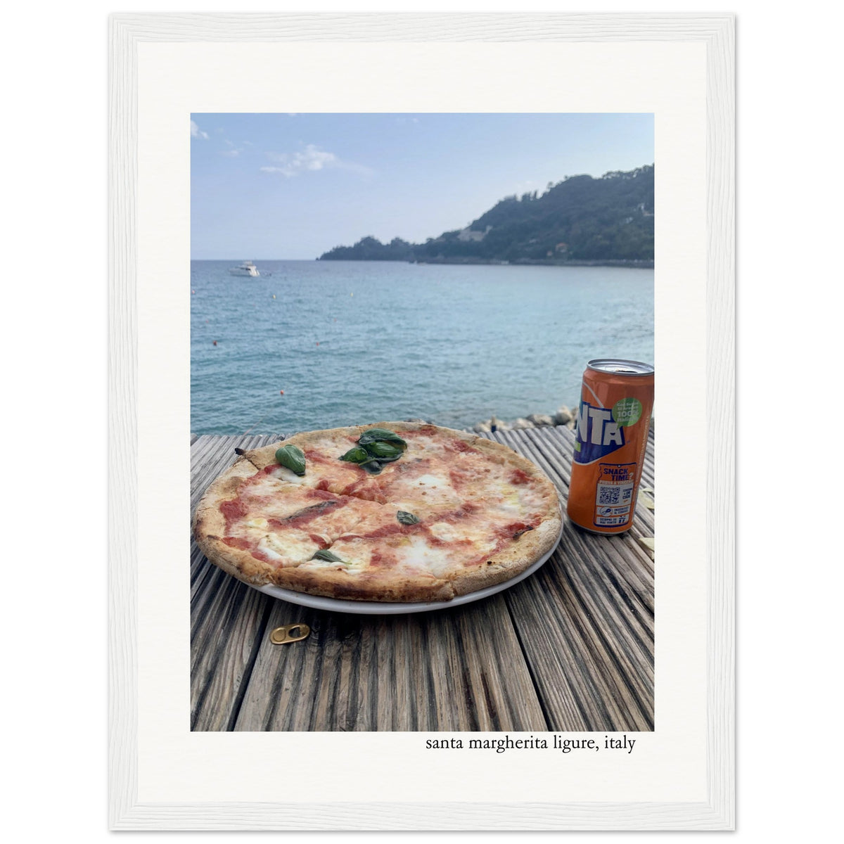 Lunch on the Italian Riviera Framed Print