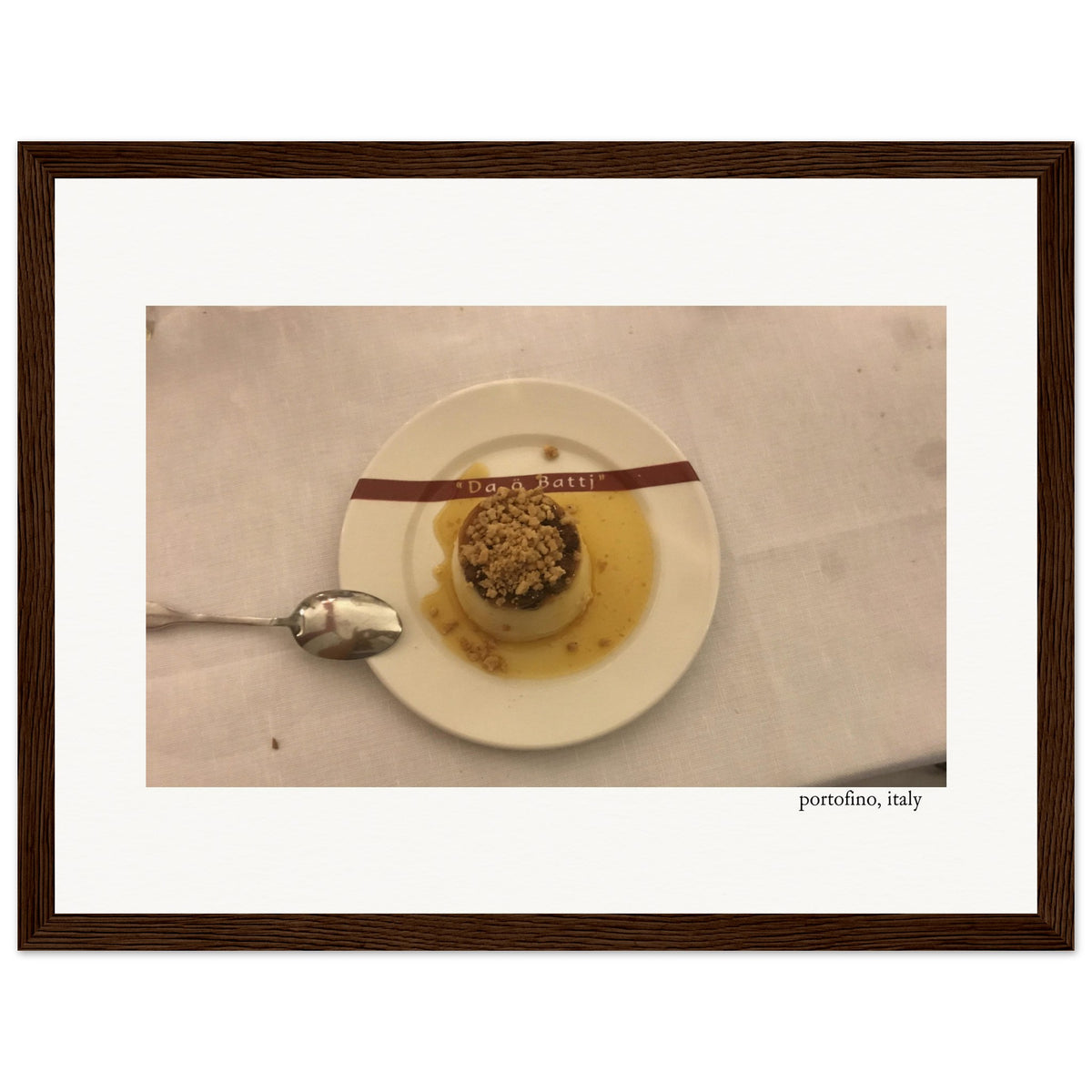 Italian Dessert Framed Print