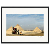 Team Meeting in Cairo Framed Print