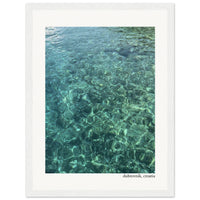 Emerald Water of Croatia Framed Print