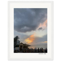 Sunset in Sorrento, Italy Framed Print