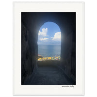 Arched Surprise in Sorrento Framed Print