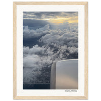 Miami From the Sky Framed Print