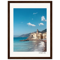 Afternoon in Camogli Framed Print