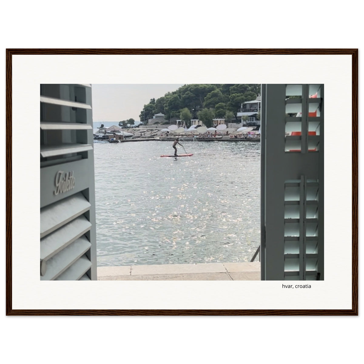 Bathroom Views Framed Print