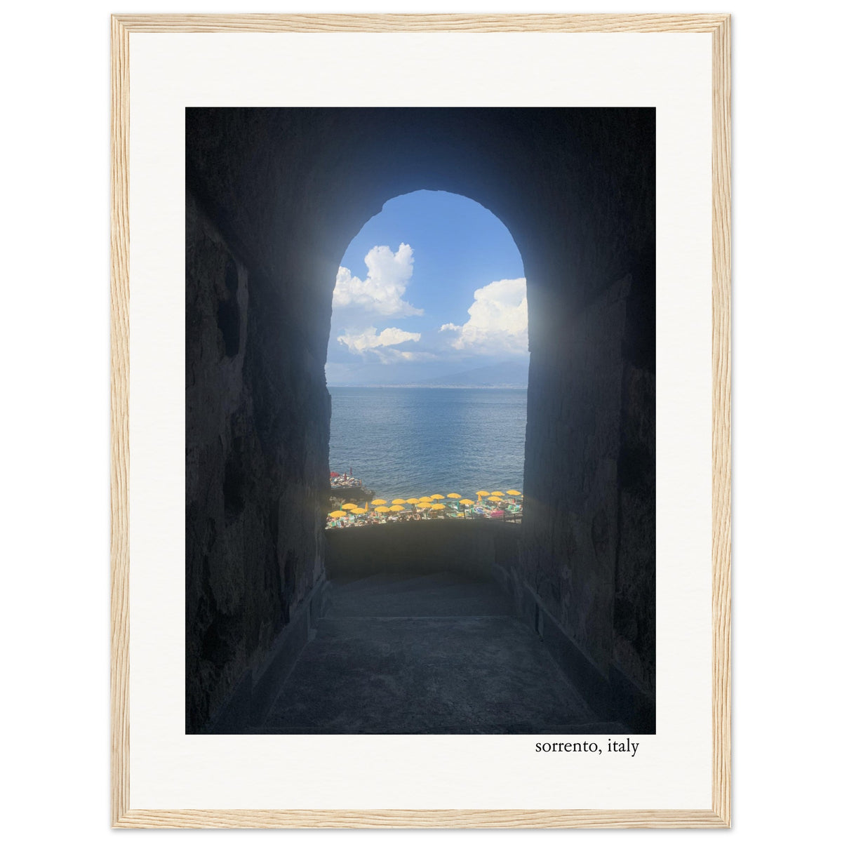 Arched Surprise in Sorrento Framed Print