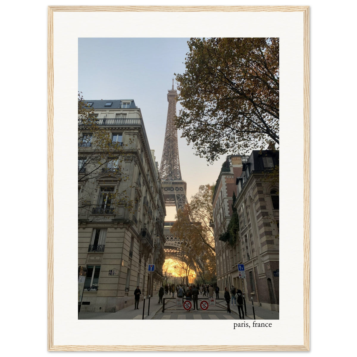 Quiet Nights in Paris Framed Print