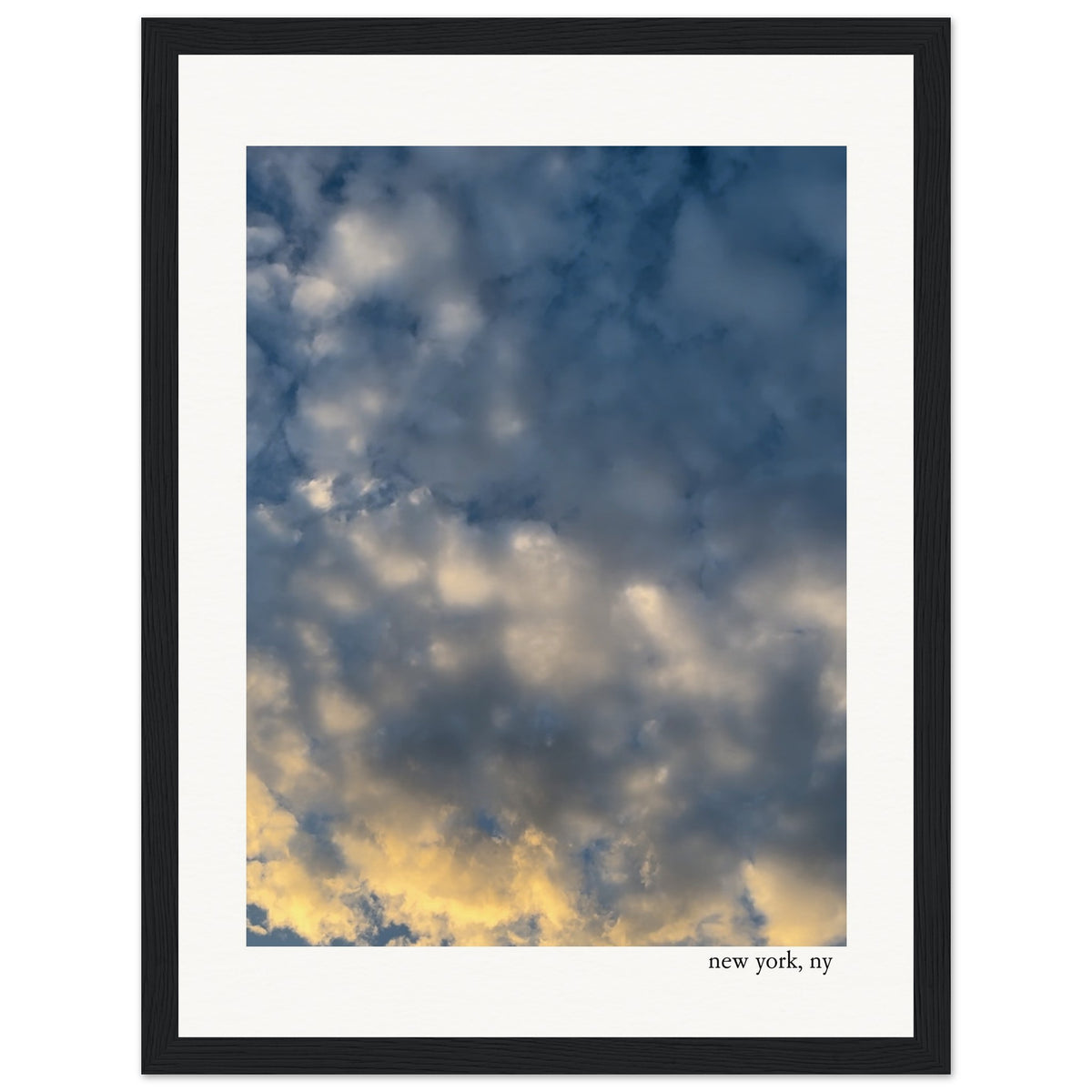 New York Morning Sky Framed Print