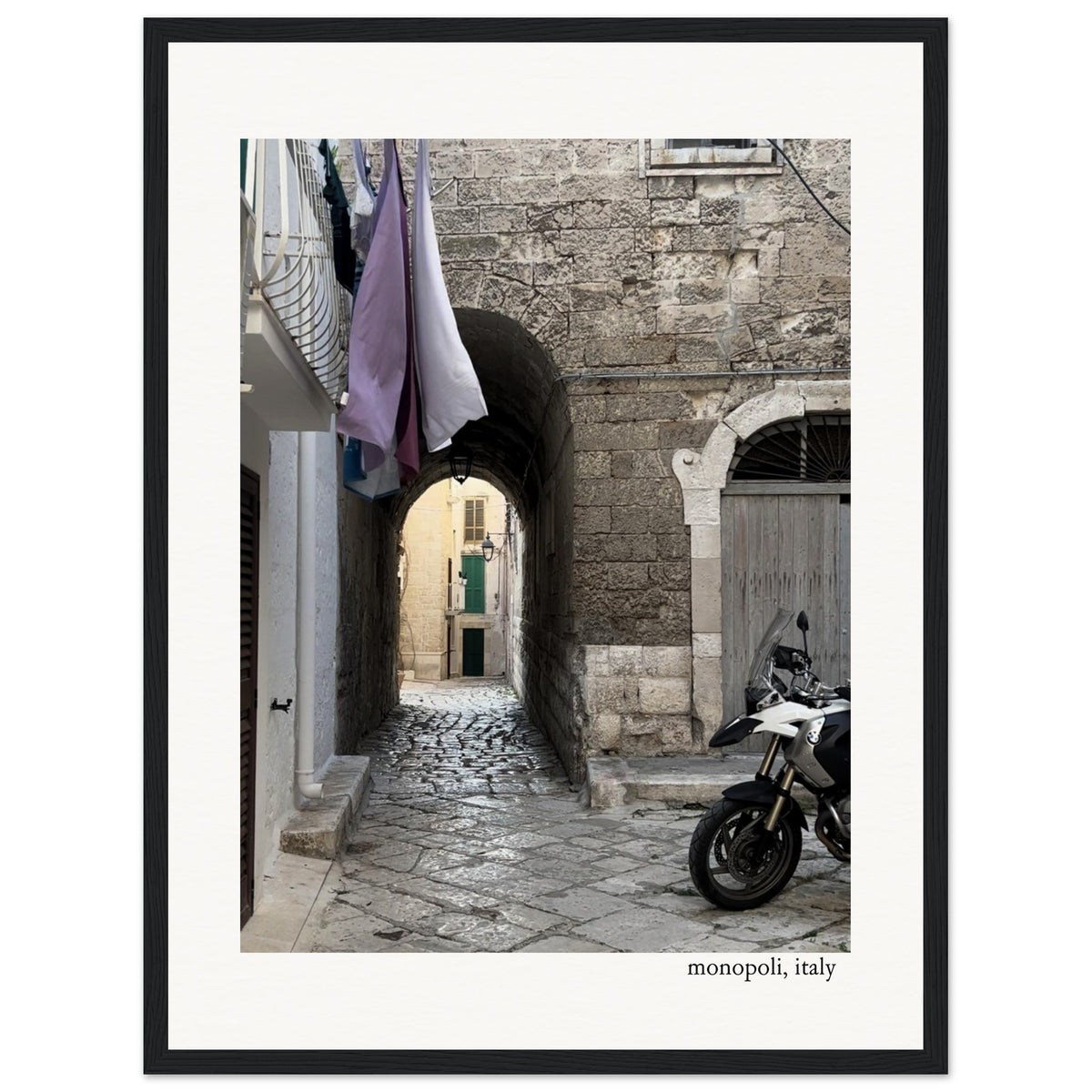 Morning in Monopoli Framed Print