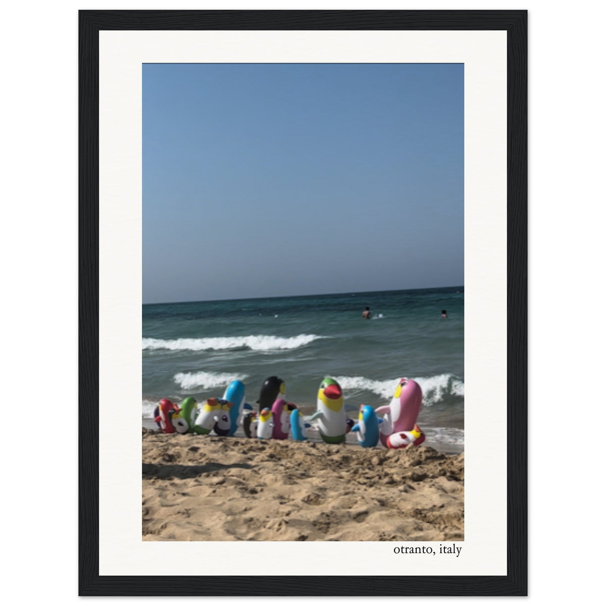 Penguins in Puglia Framed Print