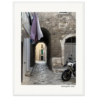 Morning in Monopoli Framed Print