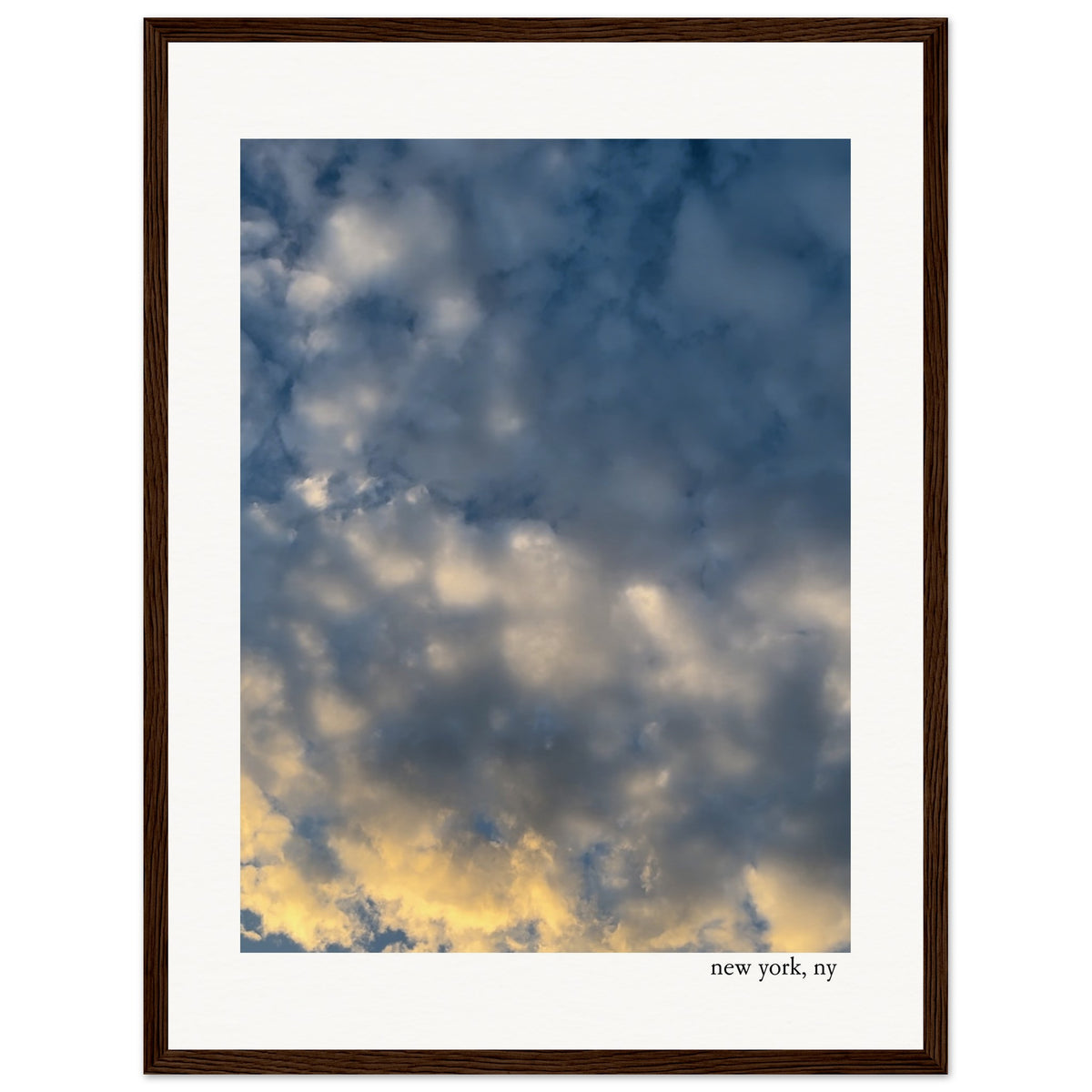 New York Morning Sky Framed Print