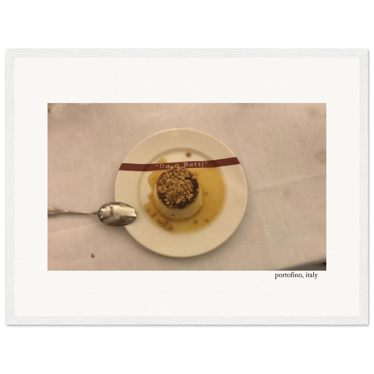 Italian Dessert Framed Print
