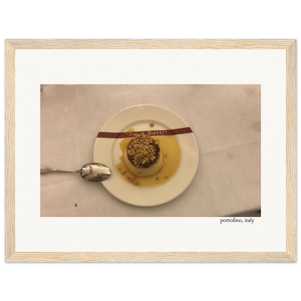 Italian Dessert Framed Print
