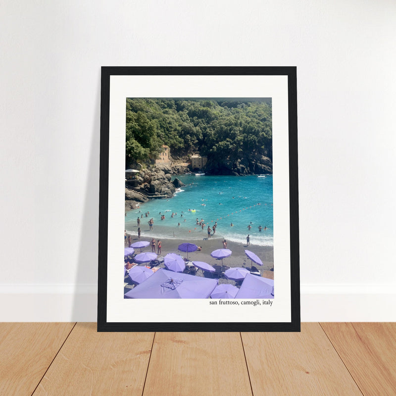 San Fruttuoso Beach Club Framed Print