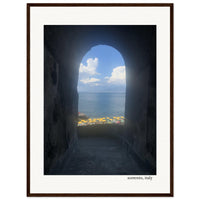 Arched Surprise in Sorrento Framed Print