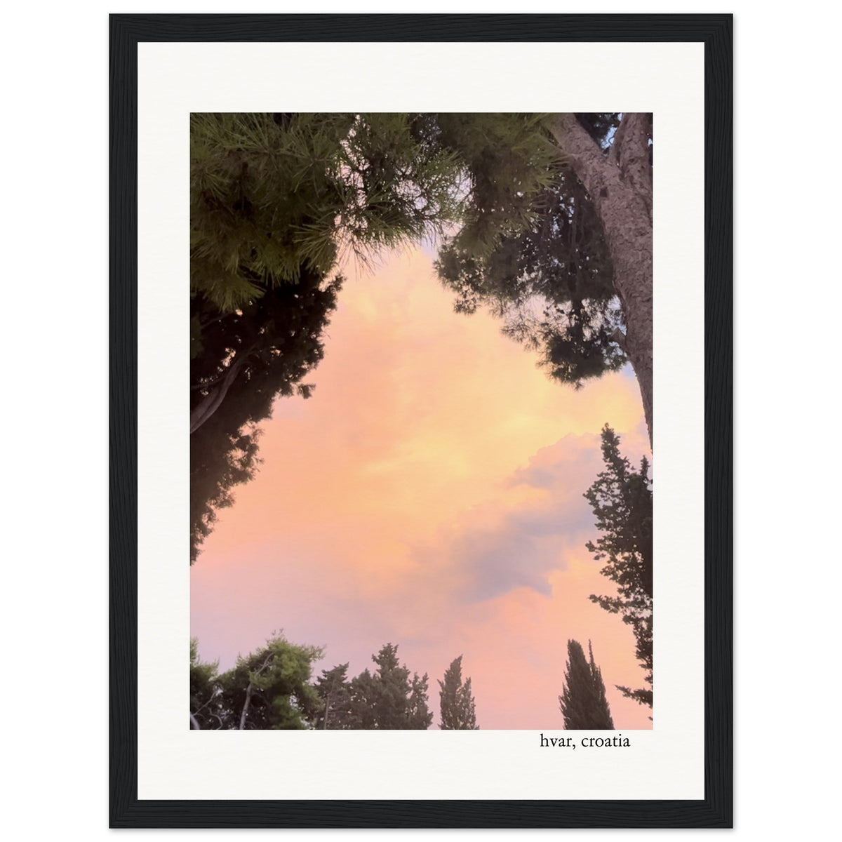 Pink Sunset Framed Print