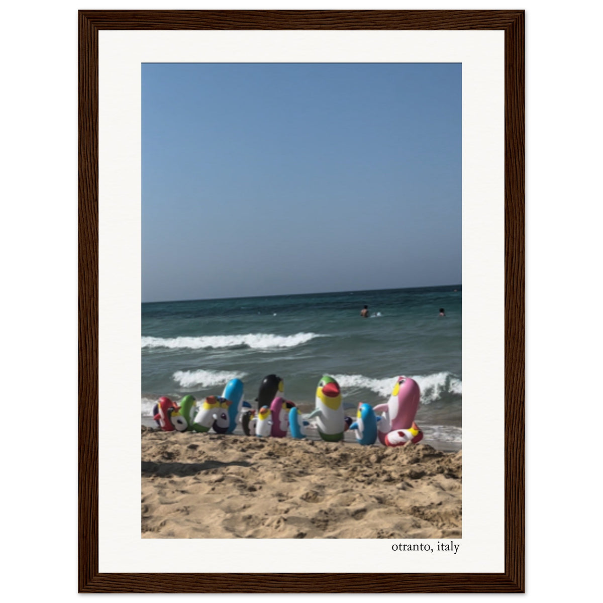 Penguins in Puglia Framed Print