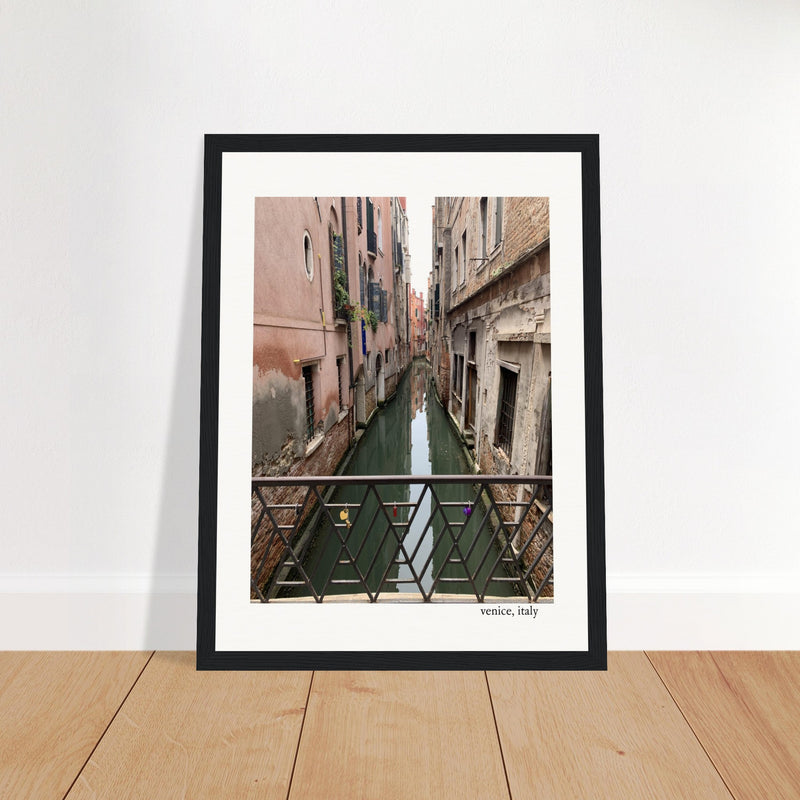 3 Locks in Venice Framed Print