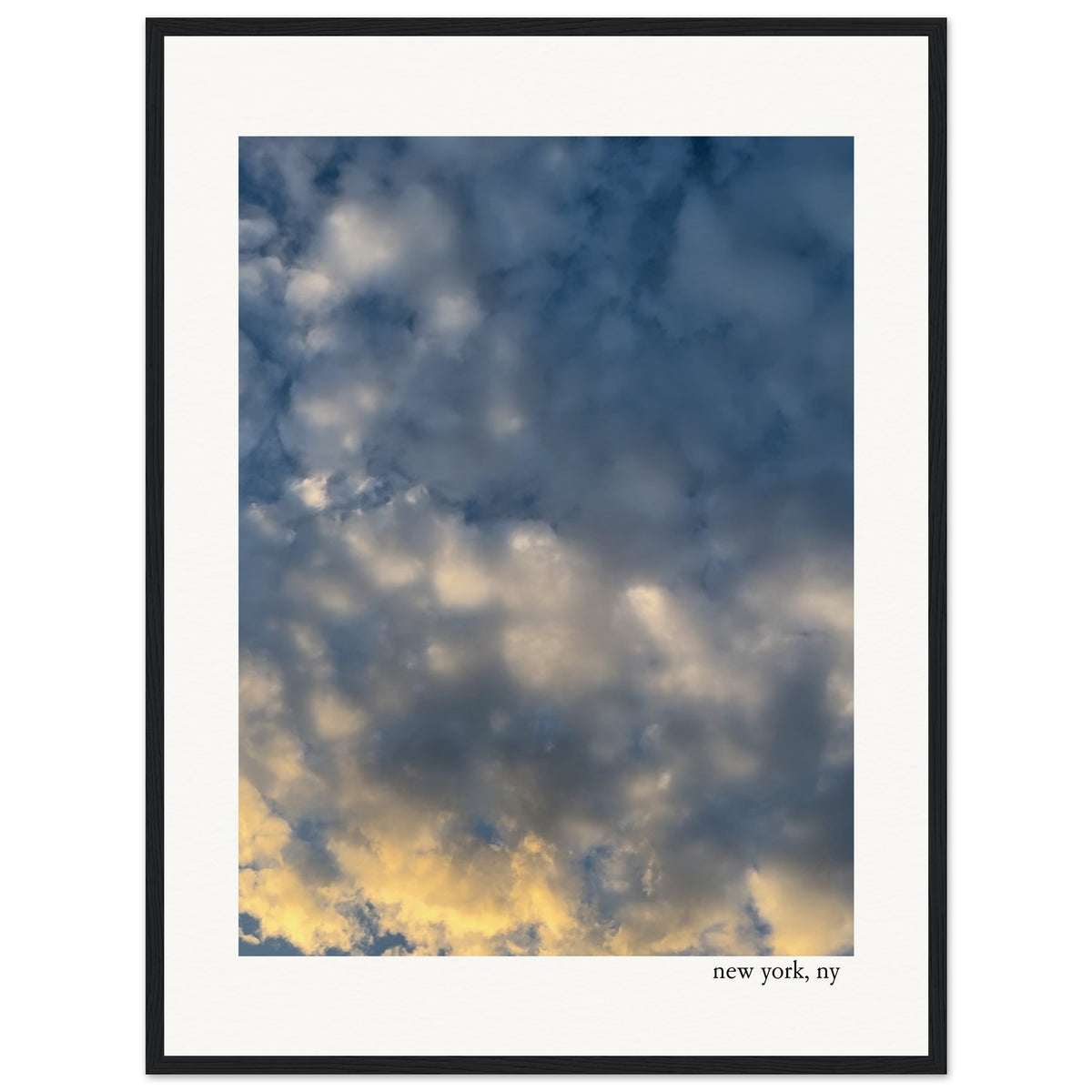 New York Morning Sky Framed Print