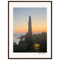 Sunset on the Adriatic Framed Print