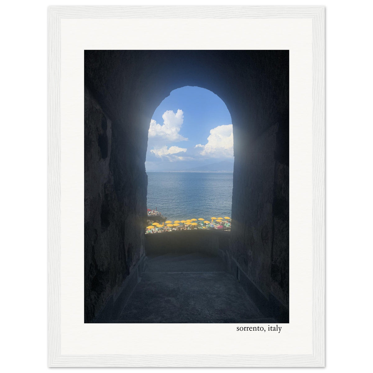 Arched Surprise in Sorrento Framed Print