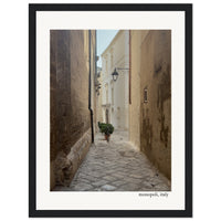 Narrow Streets Framed Print