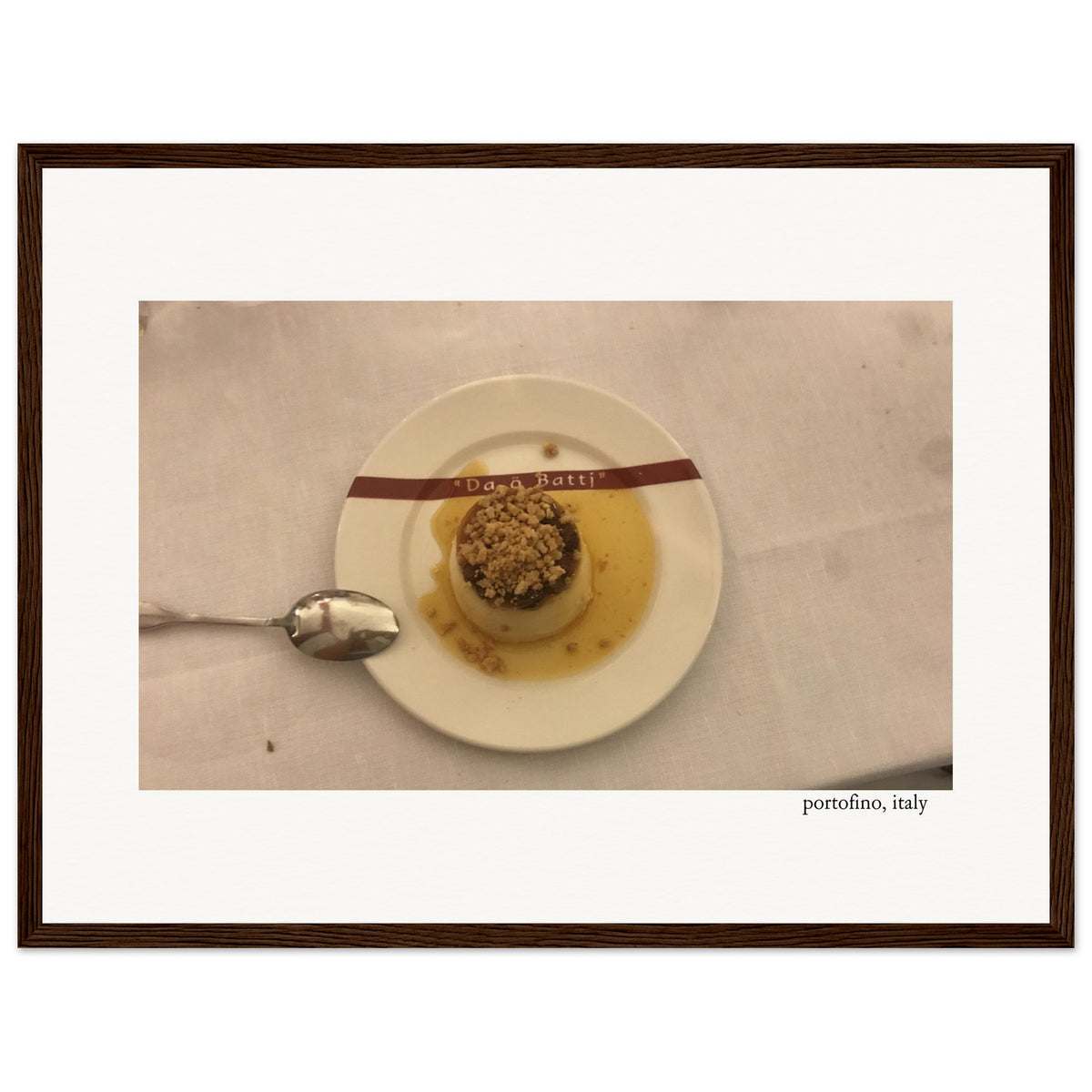 Italian Dessert Framed Print