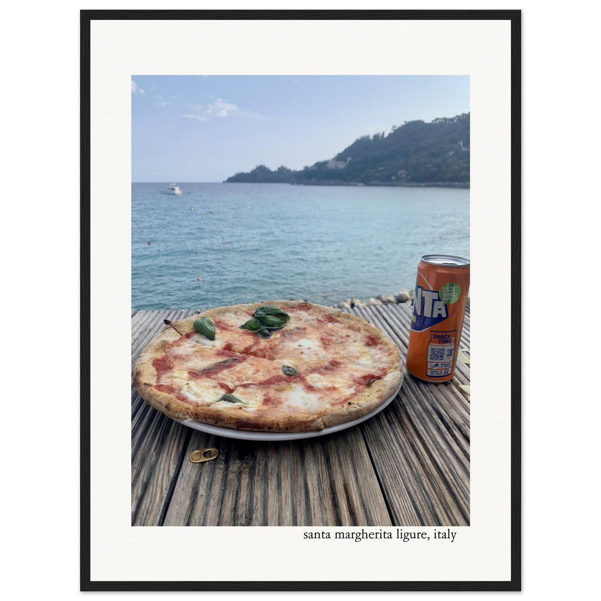 Lunch on the Italian Riviera Framed Print