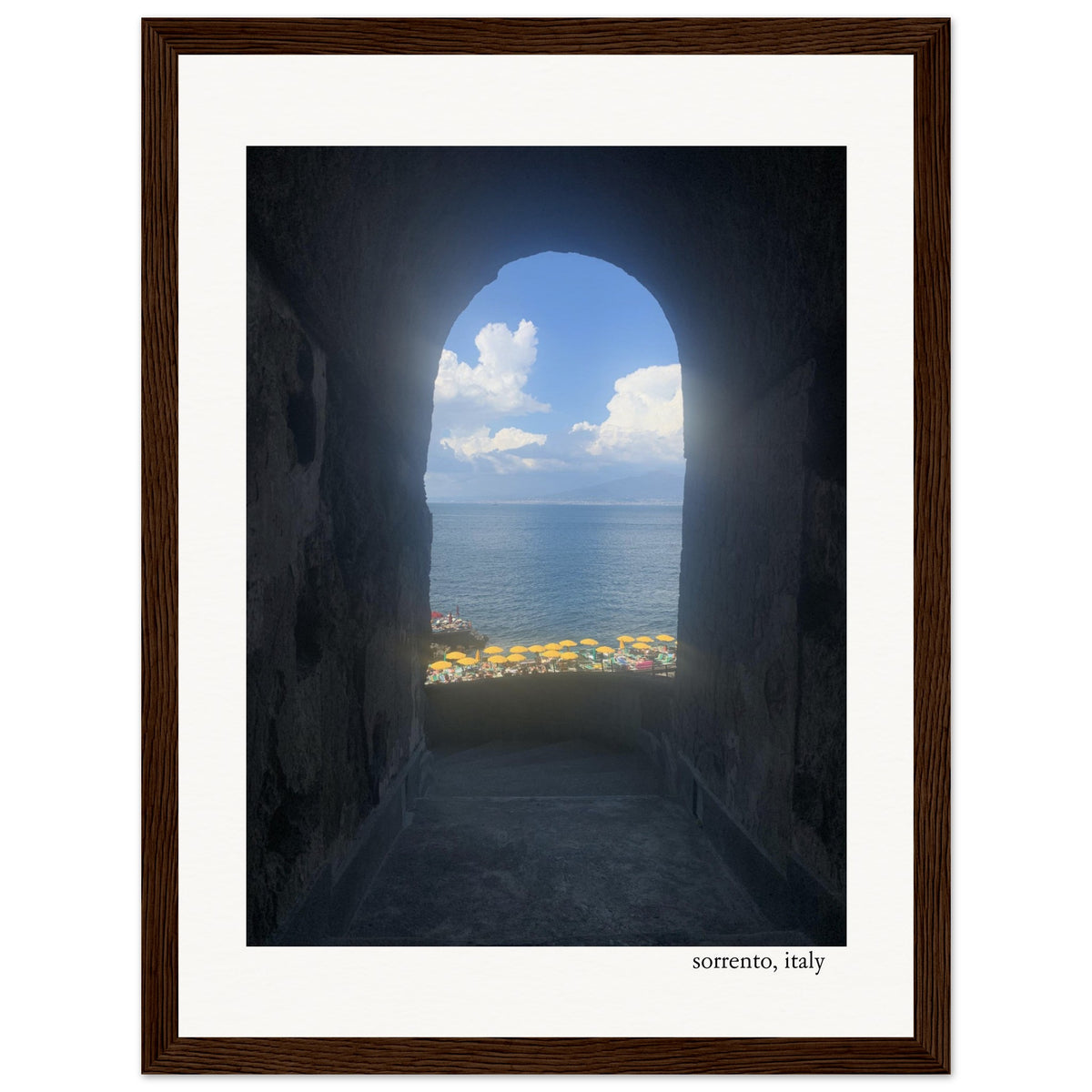 Arched Surprise in Sorrento Framed Print