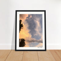 Sky in Croatia Framed Print