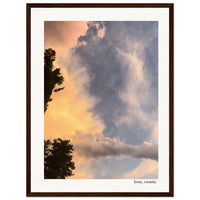 Sky in Croatia Framed Print