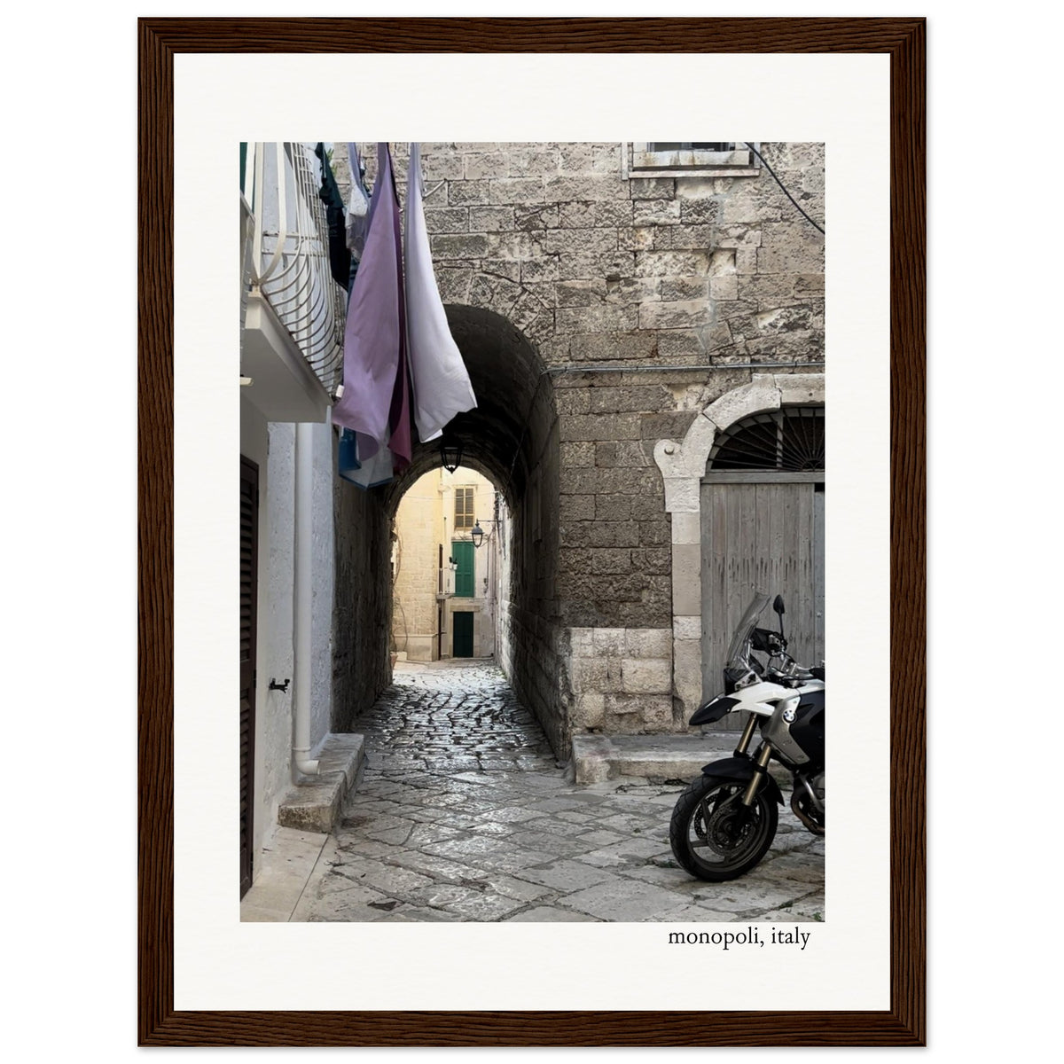 Morning in Monopoli Framed Print