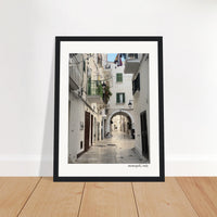 Walk in Monopoli Framed Print