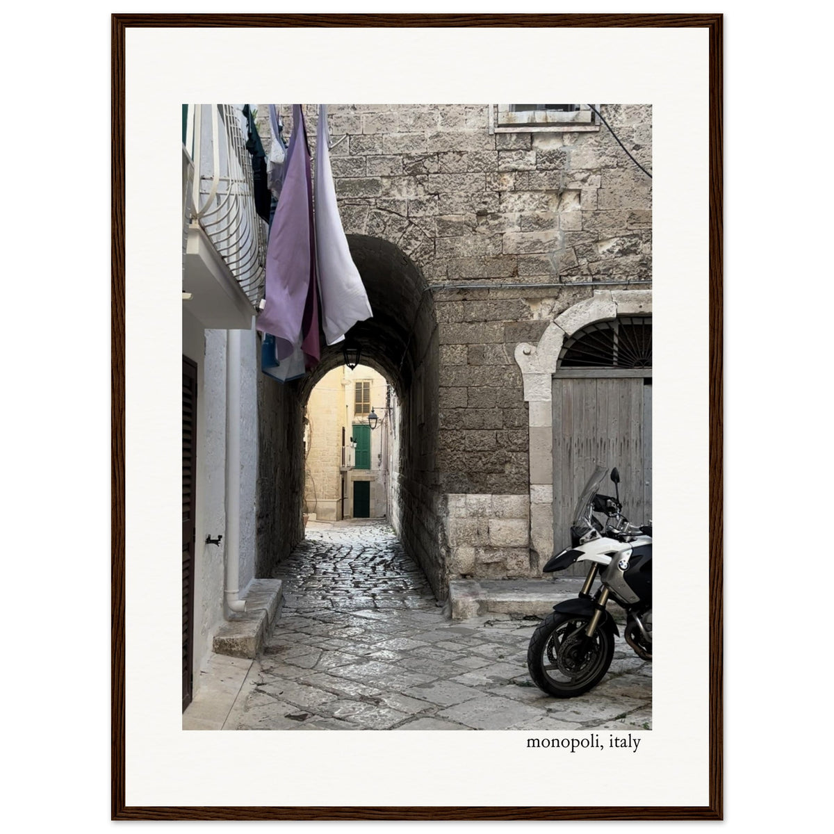 Morning in Monopoli Framed Print