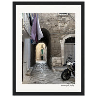 Morning in Monopoli Framed Print