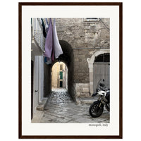 Morning in Monopoli Framed Print