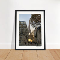 Quiet Nights in Paris Framed Print