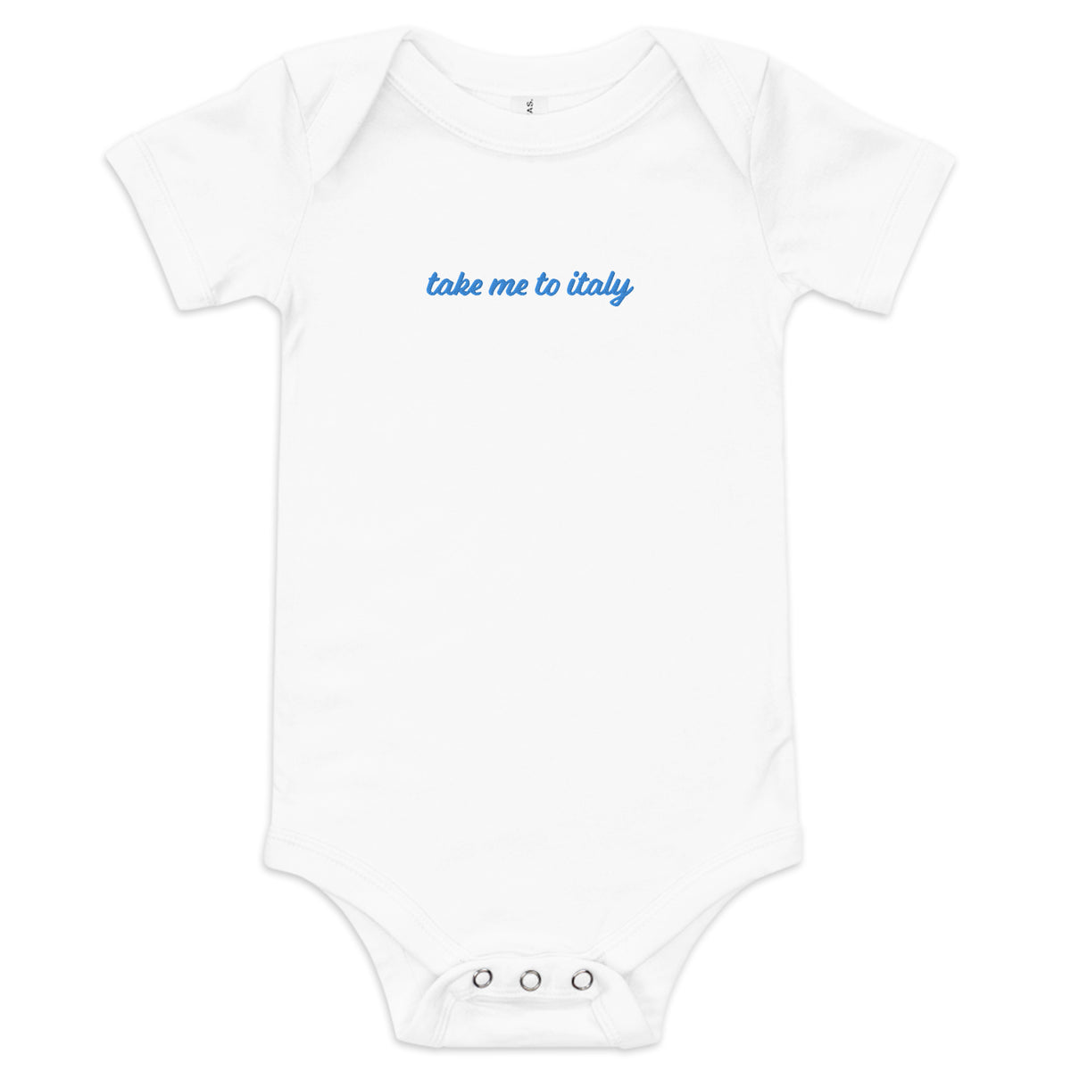 "Take Me to Italy" Baby Short Sleeve