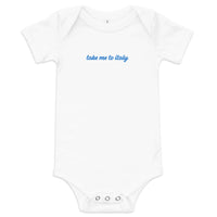 "Take Me to Italy" Baby Short Sleeve