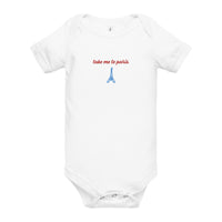 "Take Me to Paris" Baby Short Sleeve