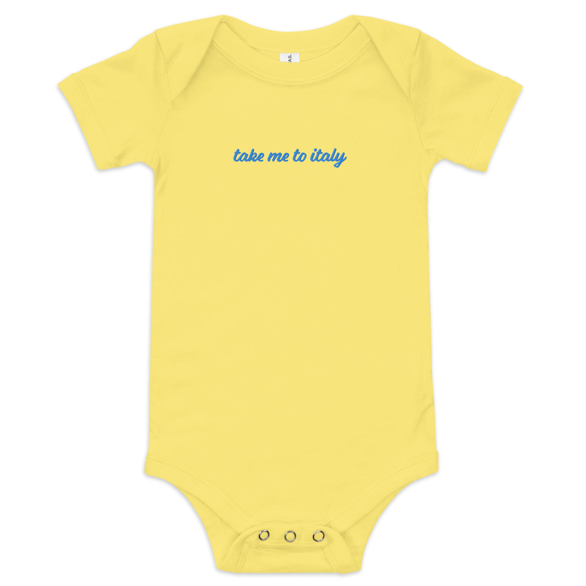 "Take Me to Italy" Baby Short Sleeve