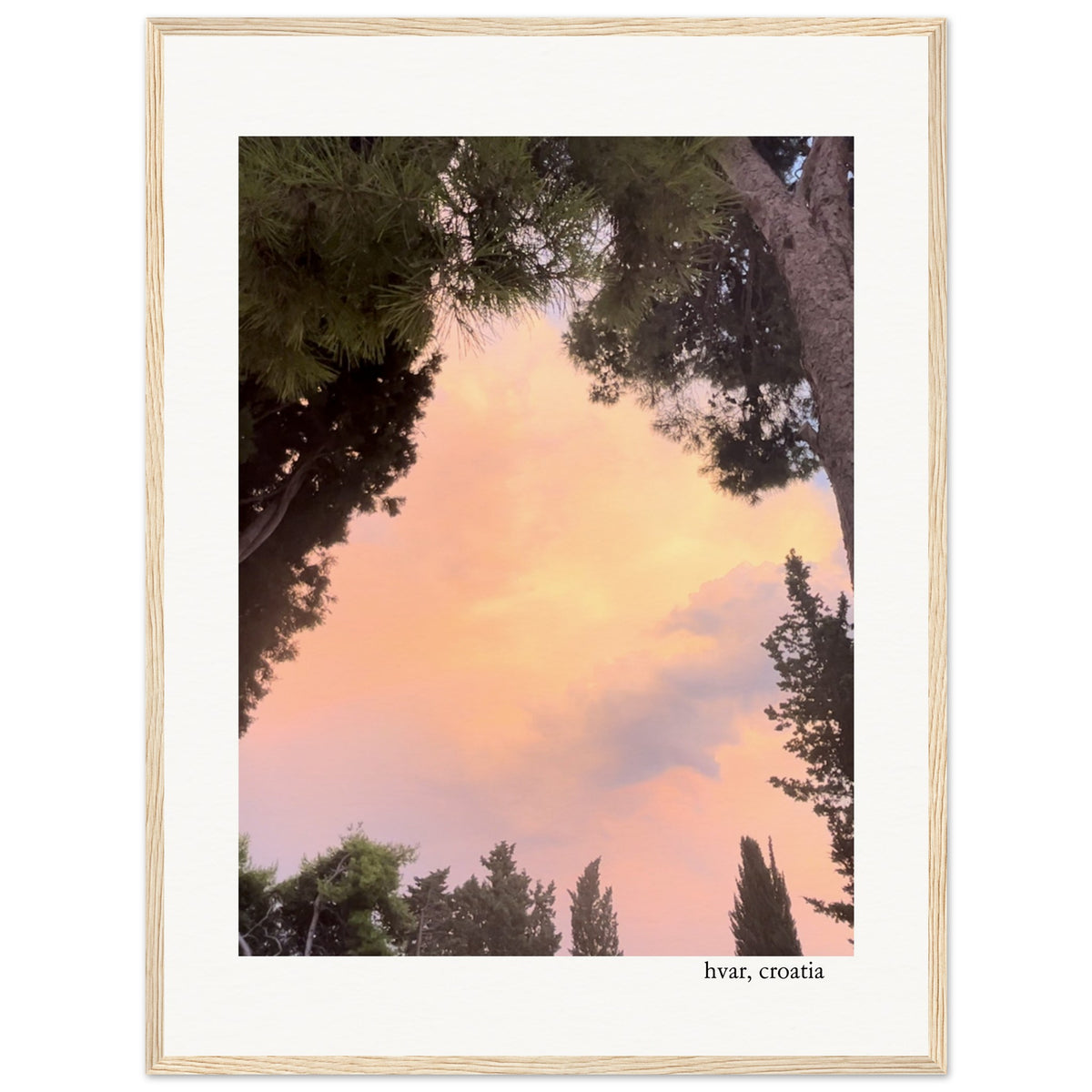 Pink Sunset Framed Print