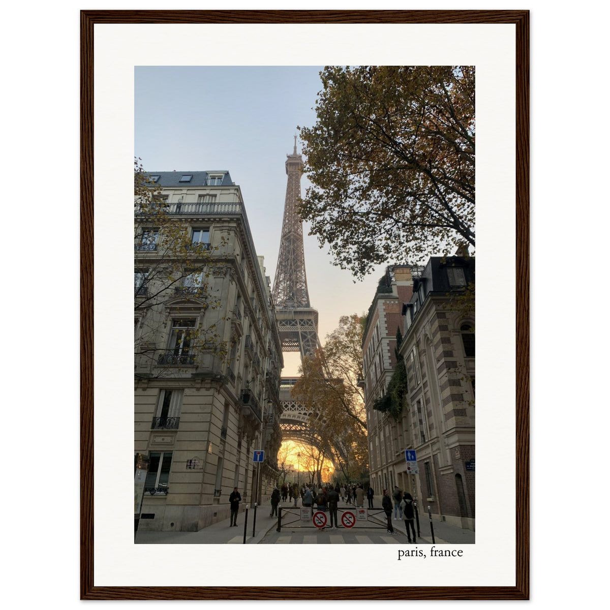 Quiet Nights in Paris Framed Print