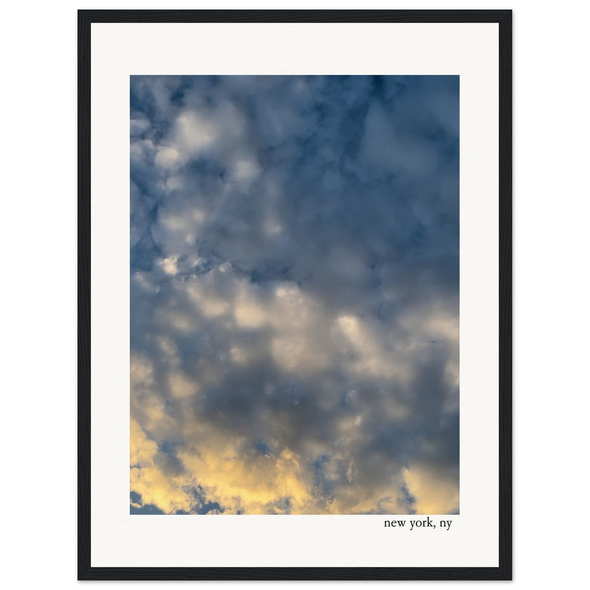 New York Morning Sky Framed Print