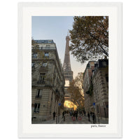 Quiet Nights in Paris Framed Print